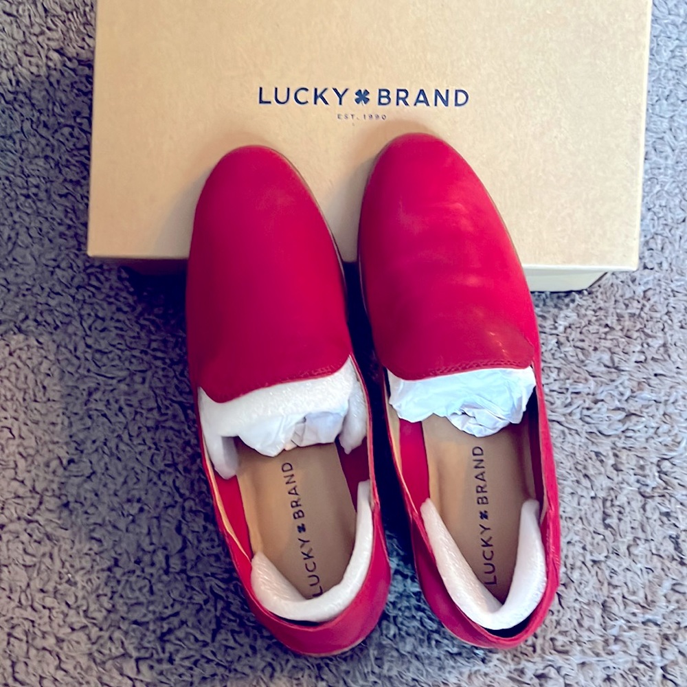 Lucky Brand red shoes